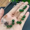 Trang Sức Bông Tai Ngọc Bích Hạt Tròn (BT001) 1 Trang Sức Bông Tai Ngọc Bích Hạt Tròn (BT001) 1