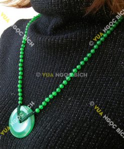 Mặt dây Đồng Điếu Ngọc Bích Nephrite Jade (MD088) 6
