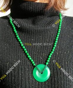 Mặt dây Đồng Điếu Ngọc Bích Nephrite Jade (MD088) 5