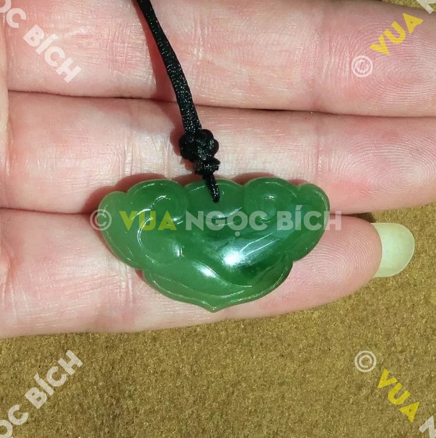 Mặt Dây Khánh Ngọc Như Ý Ngọc Bích Nephrite Jade (MD078) 4 Mặt Dây Khánh Ngọc Như Ý Ngọc Bích Nephrite Jade (MD078) - Hình ảnh 2