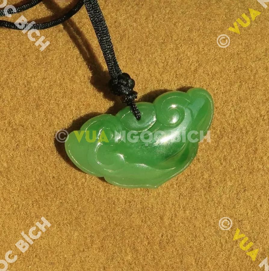 Mặt Dây Khánh Ngọc Như Ý Ngọc Bích Nephrite Jade (MD078) 3 Mặt Dây Khánh Ngọc Như Ý Ngọc Bích Nephrite Jade (MD078)