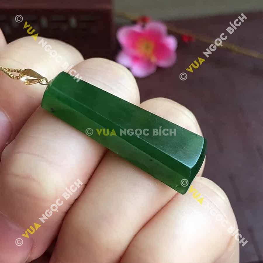 Mặt dây Ngọc Bích Nephrite Jade (MD082) 3 Mặt dây Ngọc Bích Nephrite Jade (MD082)