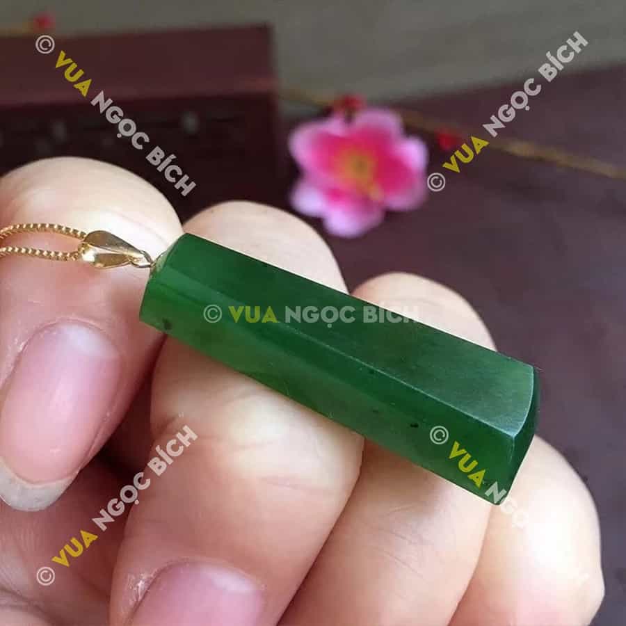 Mặt dây Ngọc Bích Nephrite Jade (MD082) 6 Mặt dây Ngọc Bích Nephrite Jade (MD082) - Hình ảnh 4