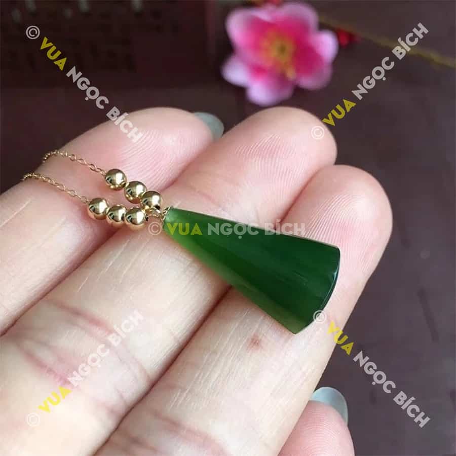 Mặt Dây Ngọc Bích Nephrite Jade (MD085) 4 Mặt Dây Ngọc Bích Nephrite Jade (MD085) - Hình ảnh 2
