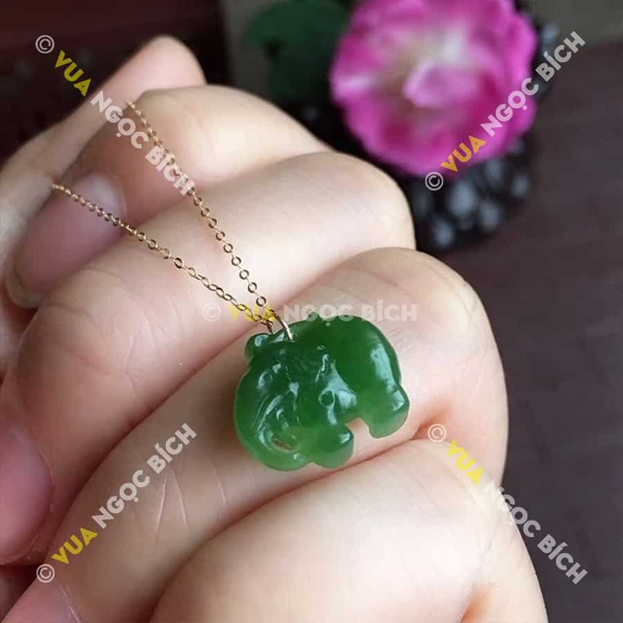 Mặt dây Ngọc Bích Nephrite Jade (MD086) 8 Mặt dây Ngọc Bích Nephrite Jade (MD086) - Hình ảnh 6