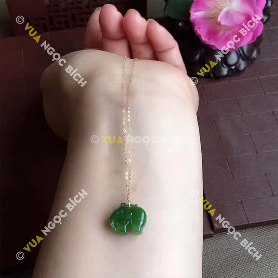 Mặt dây Ngọc Bích Nephrite Jade (MD086) 7 Mặt dây Ngọc Bích Nephrite Jade (MD086) - Hình ảnh 5