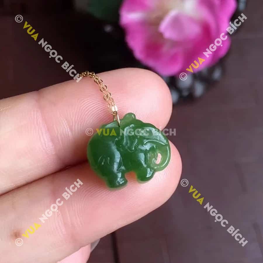 Mặt dây Ngọc Bích Nephrite Jade (MD086) 3 Mặt dây Ngọc Bích Nephrite Jade (MD086)