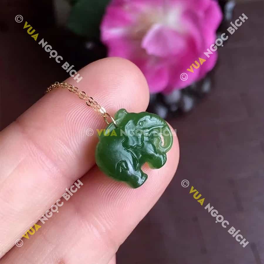 Mặt dây Ngọc Bích Nephrite Jade (MD086) 5 Mặt dây Ngọc Bích Nephrite Jade (MD086) - Hình ảnh 3