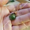 Mặt Dây Đồng Điếu Ngọc Bích Nephrite Jade Mix Dây Dù (MD087) 1 Mặt Dây Đồng Điếu Ngọc Bích Nephrite Jade Mix Dây Dù (MD087) 1