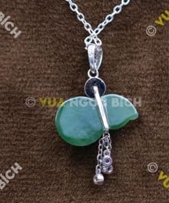 Mặt Dây Hồ Lô Ngọc Bích Nephrite Jade (MD064) 7
