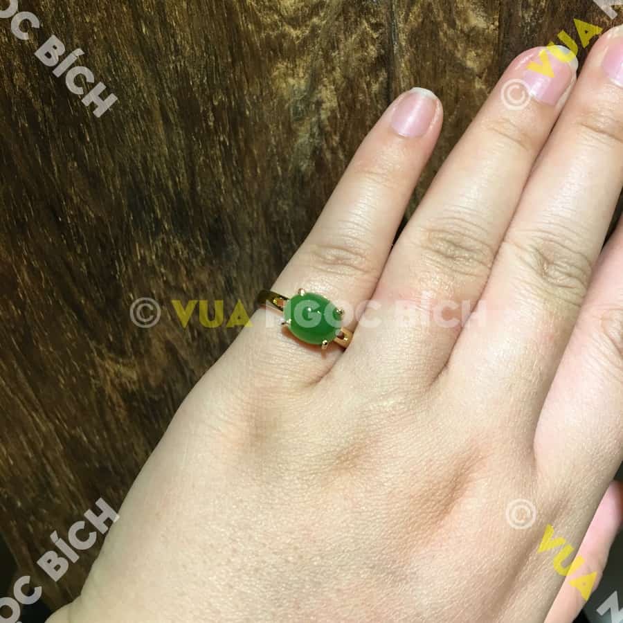 Nhẫn Ngọc Bích Nephrite Jade (NN034) 3 Nhẫn Ngọc Bích Nephrite Jade (NN034)