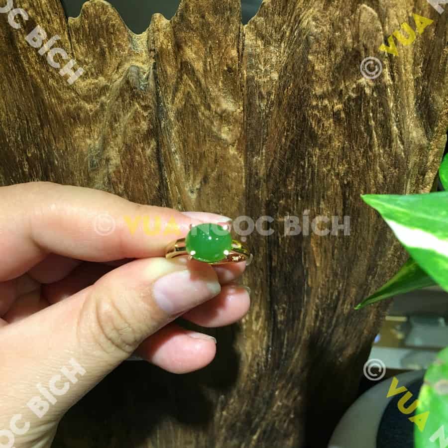 Nhẫn Ngọc Bích Nephrite Jade (NN034) 4 Nhẫn Ngọc Bích Nephrite Jade (NN034) - Hình ảnh 2