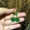 Bông Tai Ngọc Bích Nephrite Jade (BT060) 2