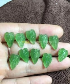 Mặt Dây Chiếc Lá Ngọc Bích Nephrite Jade (MD167) 4