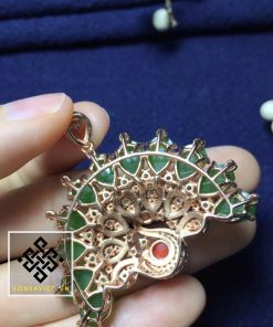 Mặt Dây Chuyền Thiên Nga Ngọc Bích (MD004) 8