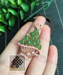 Mặt Dây Chuyền Vàng Ngọc Bích (MD015) 7