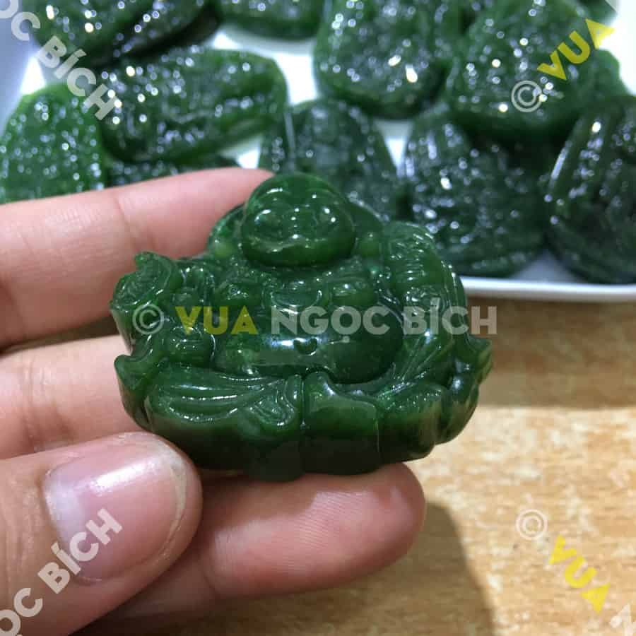 Mặt Dây Di Lạc Ngọc Bích Nephrite Jade (MD021-2) 7 Mặt Dây Di Lạc Ngọc Bích Nephrite Jade (MD021-2) - Hình ảnh 5