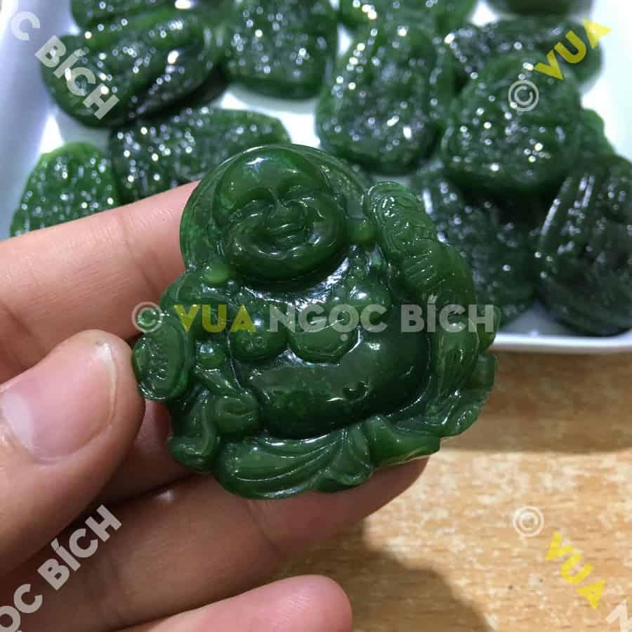 Mặt Dây Di Lạc Ngọc Bích Nephrite Jade (MD021-2) 6 Mặt Dây Di Lạc Ngọc Bích Nephrite Jade (MD021-2) - Hình ảnh 4