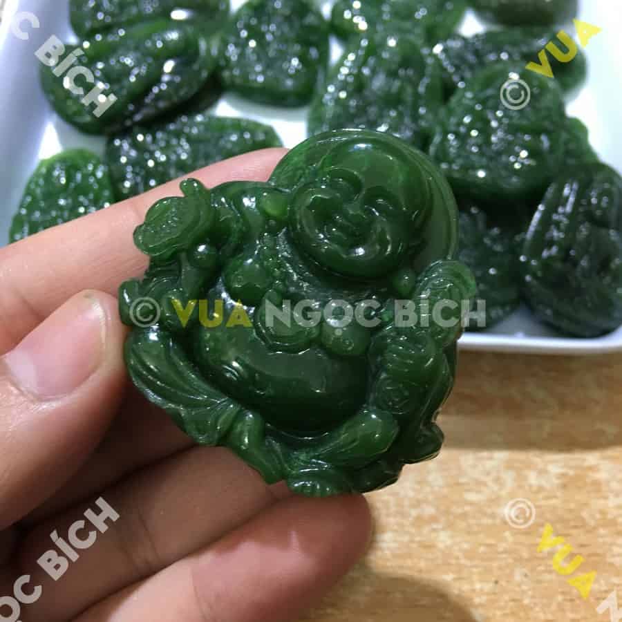 Mặt Dây Di Lạc Ngọc Bích Nephrite Jade (MD021-2) 5 Mặt Dây Di Lạc Ngọc Bích Nephrite Jade (MD021-2) - Hình ảnh 3