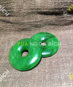 Mặt Dây Đồng Điếu Ngọc Bích Nephrite Jade (MD027) 5