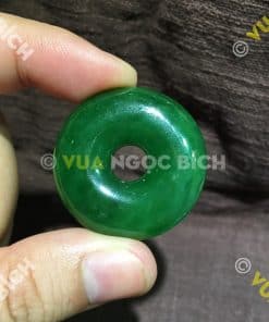 Mặt Dây Đồng Điếu Ngọc Bích Nephrite Jade (MD027) 4