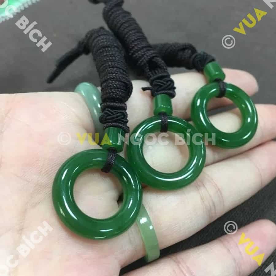 Mặt Dây Ngọc Bích Nephrite Jade (MD111) 6 Mặt Dây Ngọc Bích Nephrite Jade (MD111) - Hình ảnh 4