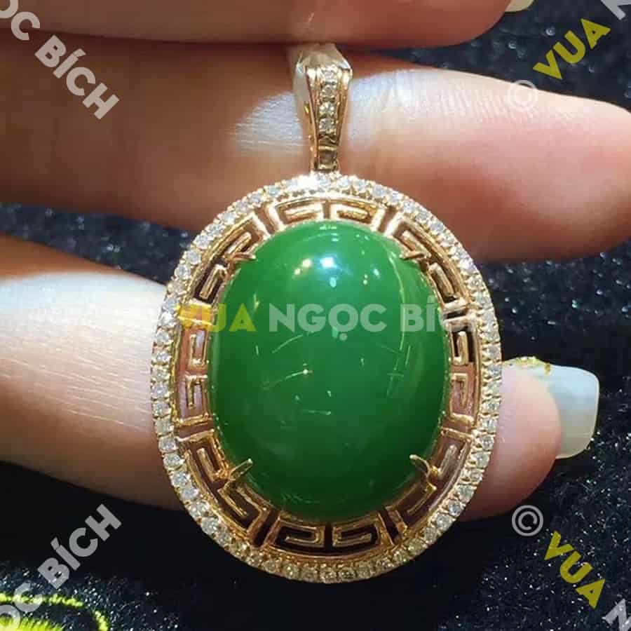 Mặt Dây Ngọc Bích Nephrite Jade (MD113) 3 Mặt Dây Ngọc Bích Nephrite Jade (MD113)