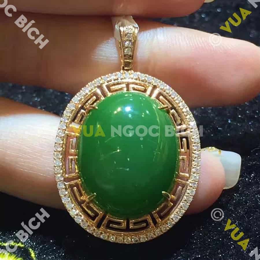 Mặt Dây Ngọc Bích Nephrite Jade (MD113) 7 Mặt Dây Ngọc Bích Nephrite Jade (MD113) - Hình ảnh 5