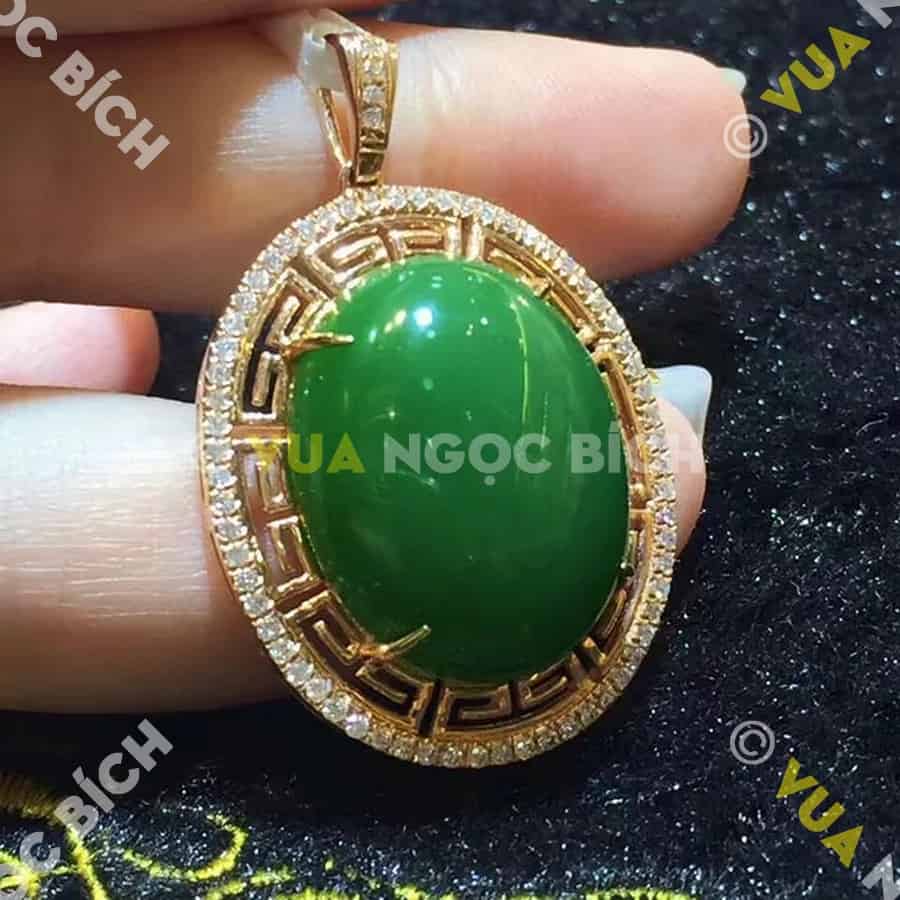 Mặt Dây Ngọc Bích Nephrite Jade (MD113) 4 Mặt Dây Ngọc Bích Nephrite Jade (MD113) - Hình ảnh 2