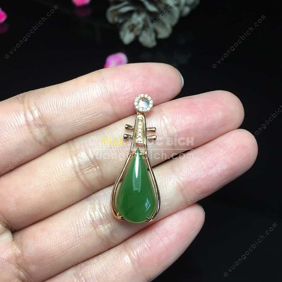 Mặt Dây Ngọc Bích Nephrite Jade (MD158) 7 Mặt Dây Ngọc Bích Nephrite Jade (MD158) - Hình ảnh 5