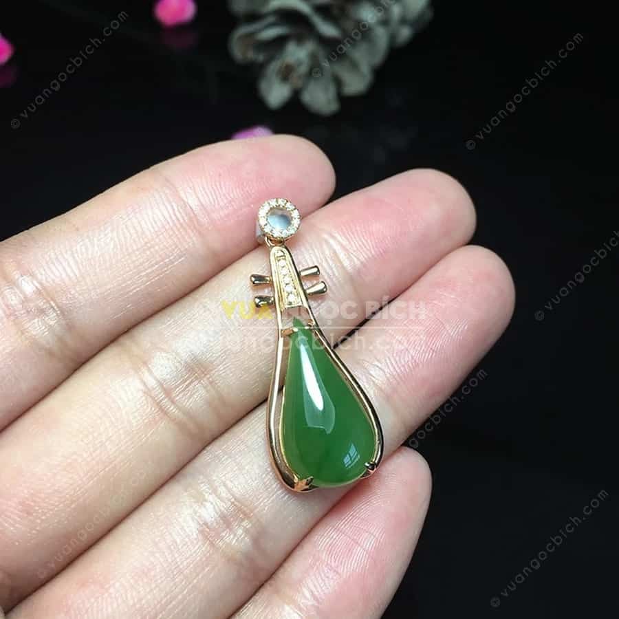 Mặt Dây Ngọc Bích Nephrite Jade (MD158) 3 Mặt Dây Ngọc Bích Nephrite Jade (MD158)