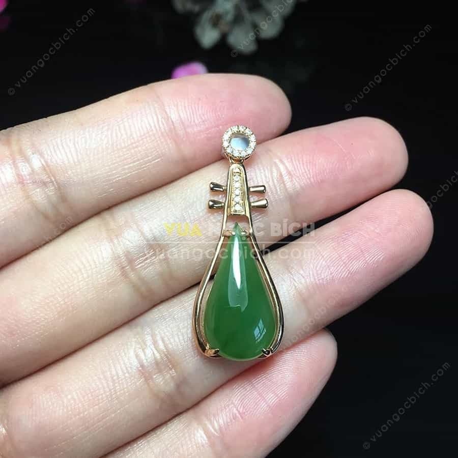 Mặt Dây Ngọc Bích Nephrite Jade (MD158) 5 Mặt Dây Ngọc Bích Nephrite Jade (MD158) - Hình ảnh 3