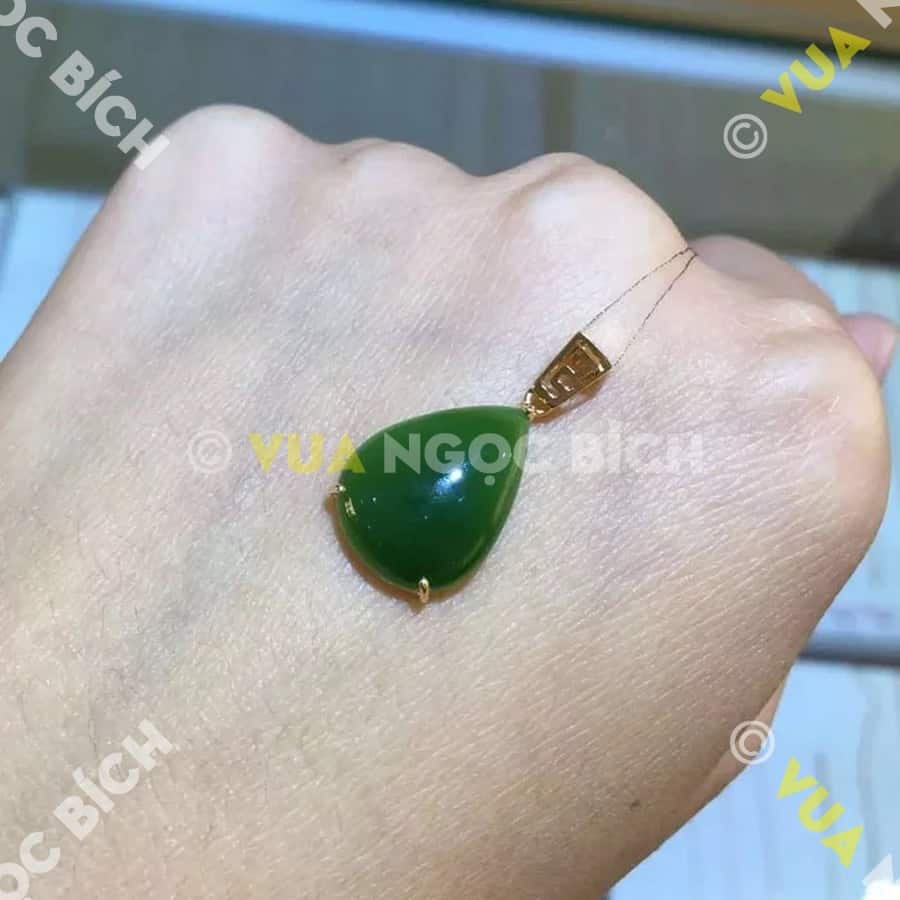 Mặt Dây Ngọc Bích Nephrite Jade (MD159) 10 Mặt Dây Ngọc Bích Nephrite Jade (MD159) - Hình ảnh 8
