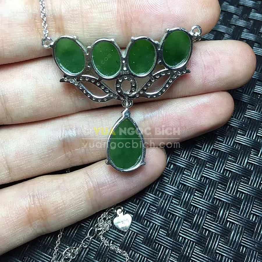 Mặt Dây Ngọc Bích Nephrite Jade (MD162) 8 Mặt Dây Ngọc Bích Nephrite Jade (MD162) - Hình ảnh 6