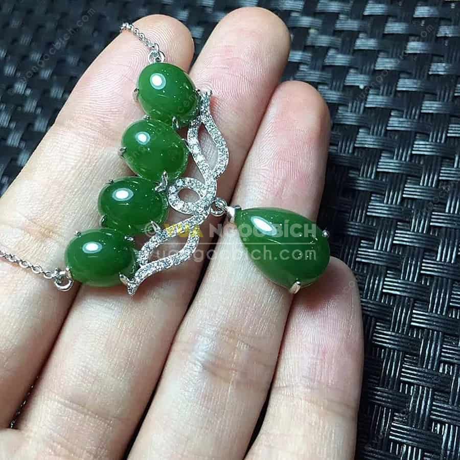 Mặt Dây Ngọc Bích Nephrite Jade (MD162) 5 Mặt Dây Ngọc Bích Nephrite Jade (MD162) - Hình ảnh 3