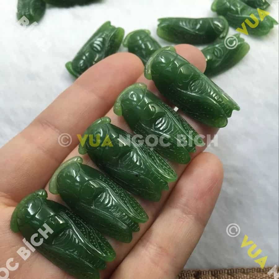 Mặt Dây Ngọc Thiền Ngọc Bích Nephrite Jade (MD052) 7 Mặt Dây Ngọc Thiền Ngọc Bích Nephrite Jade (MD052) - Hình ảnh 5