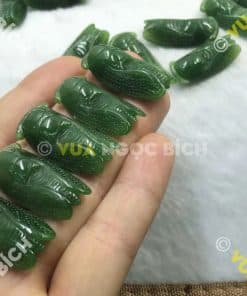 Mặt Dây Ngọc Thiền Ngọc Bích Nephrite Jade (MD052) 10 Mặt Dây Ngọc Thiền Ngọc Bích Nephrite Jade (MD052) 5