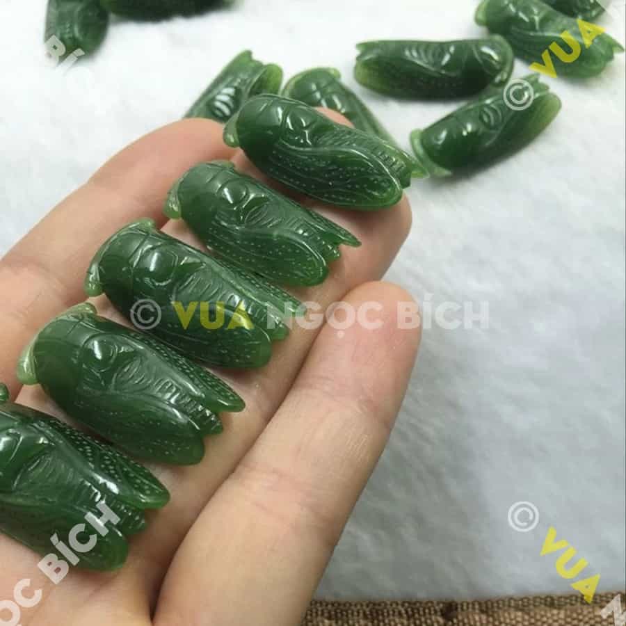 Mặt Dây Ngọc Thiền Ngọc Bích Nephrite Jade (MD052) 6 Mặt Dây Ngọc Thiền Ngọc Bích Nephrite Jade (MD052) - Hình ảnh 4