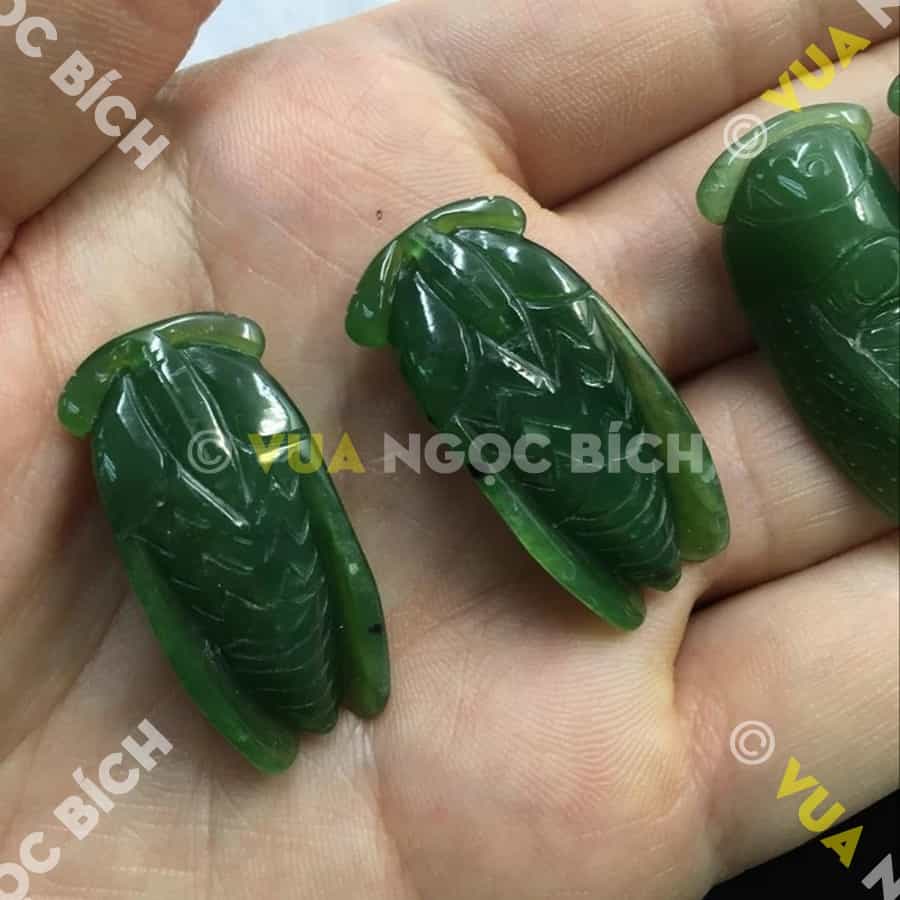 Mặt Dây Ngọc Thiền Ngọc Bích Nephrite Jade (MD052) 5 Mặt Dây Ngọc Thiền Ngọc Bích Nephrite Jade (MD052) - Hình ảnh 3