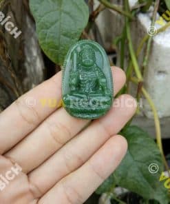 Mặt Dây Phật Bản Mệnh Ngọc Bích Nephrite Jade (MD059) 4