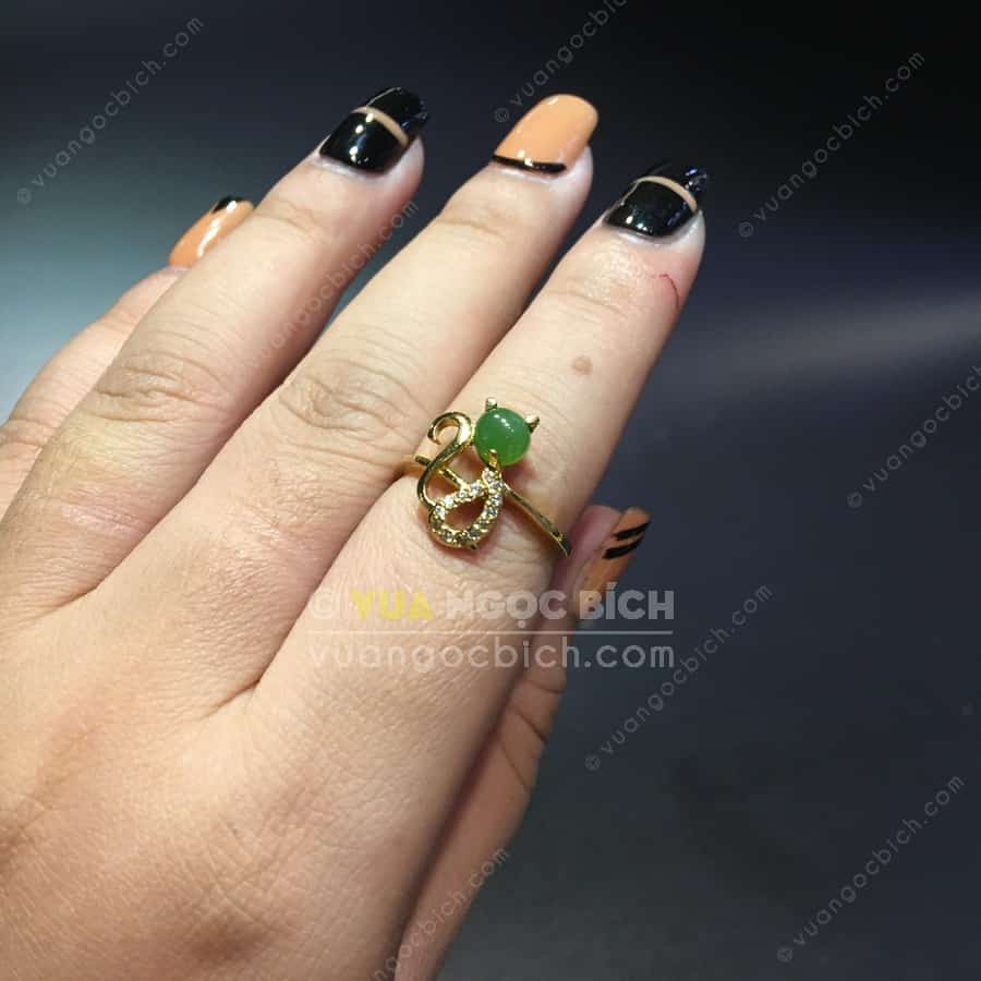 Nhẫn Ngọc Bích Nephrite Jade (NN058) 6 Nhẫn Ngọc Bích Nephrite Jade (NN058) - Hình ảnh 4