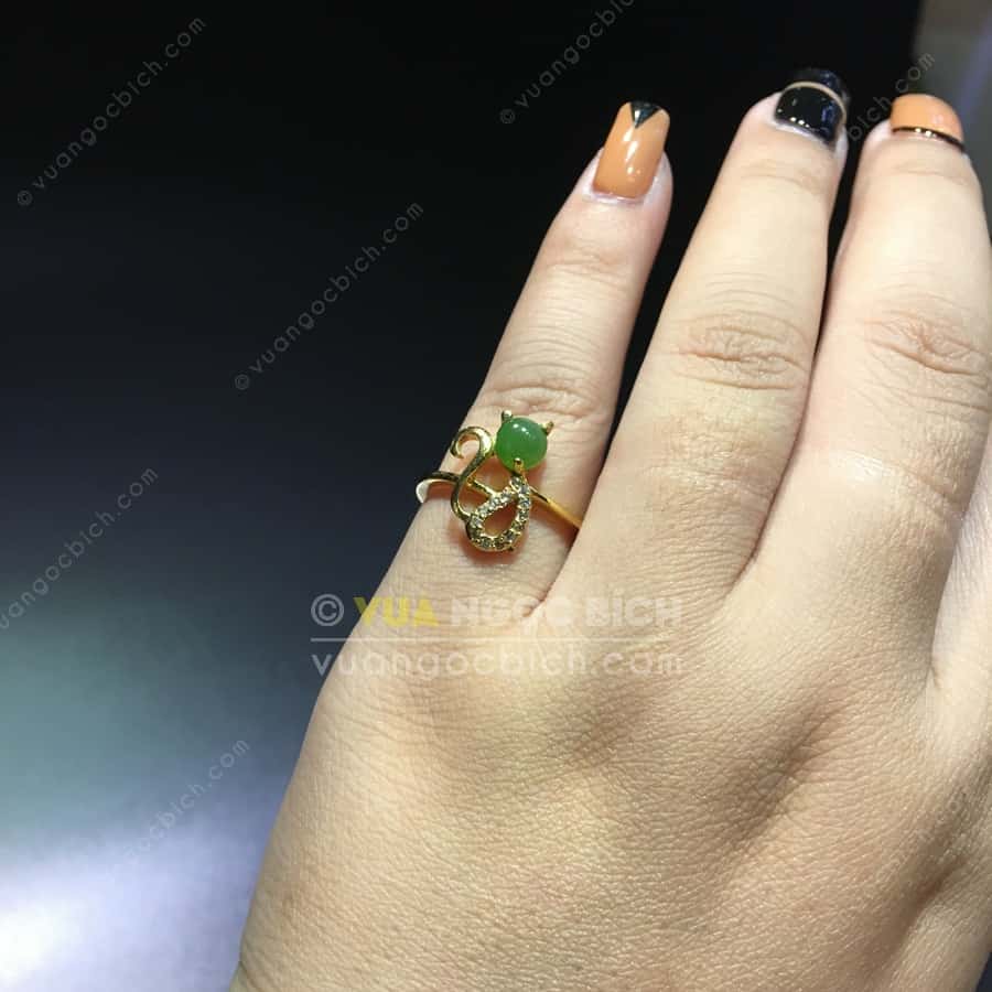 Nhẫn Ngọc Bích Nephrite Jade (NN058) 5 Nhẫn Ngọc Bích Nephrite Jade (NN058) - Hình ảnh 3
