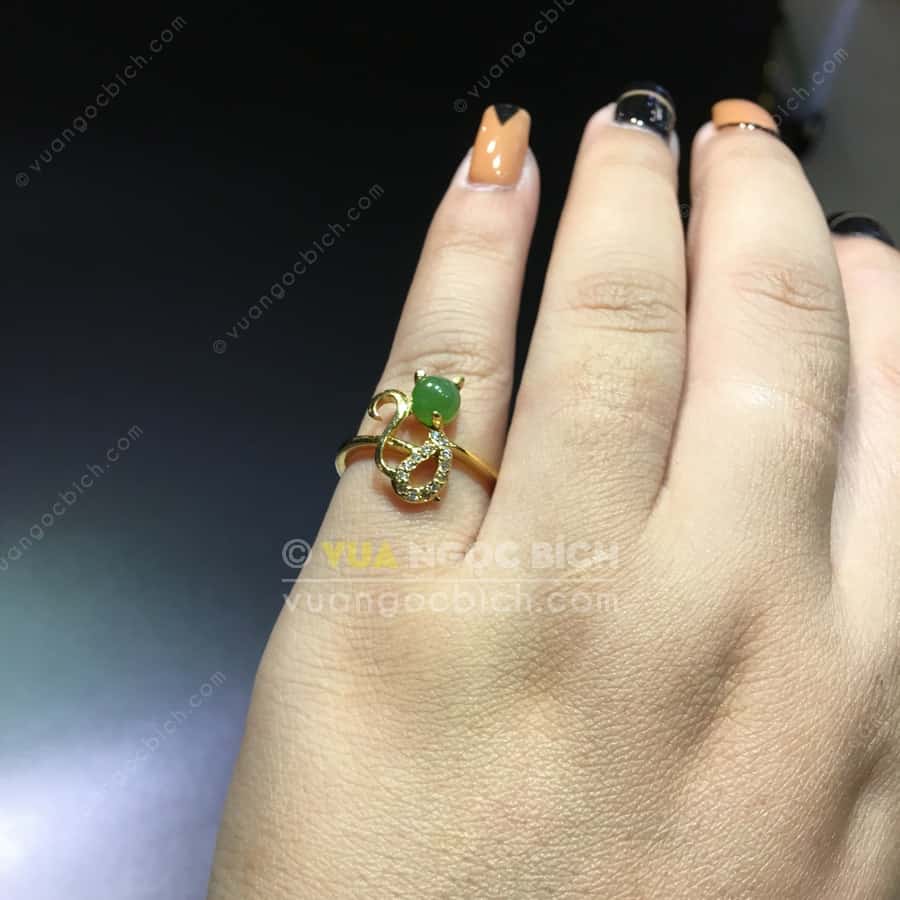Nhẫn Ngọc Bích Nephrite Jade (NN058) 3 Nhẫn Ngọc Bích Nephrite Jade (NN058)