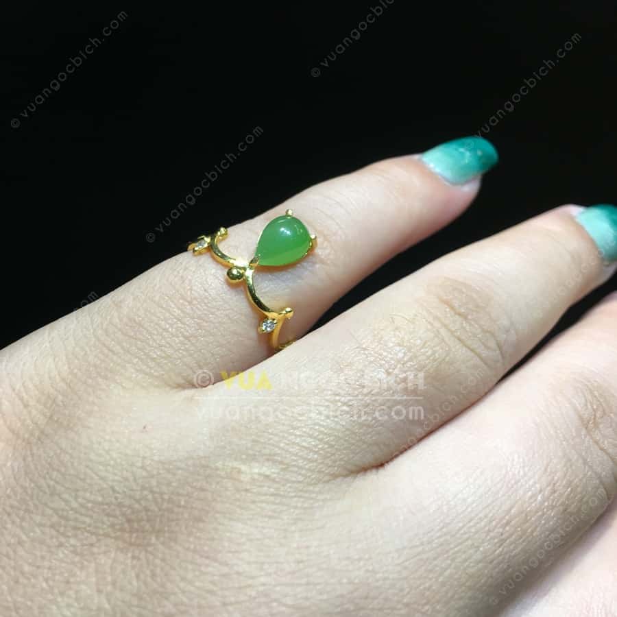 Nhẫn Ngọc Bích Nephrite Jade (NN078) 10 Nhẫn Ngọc Bích Nephrite Jade (NN078) - Hình ảnh 8