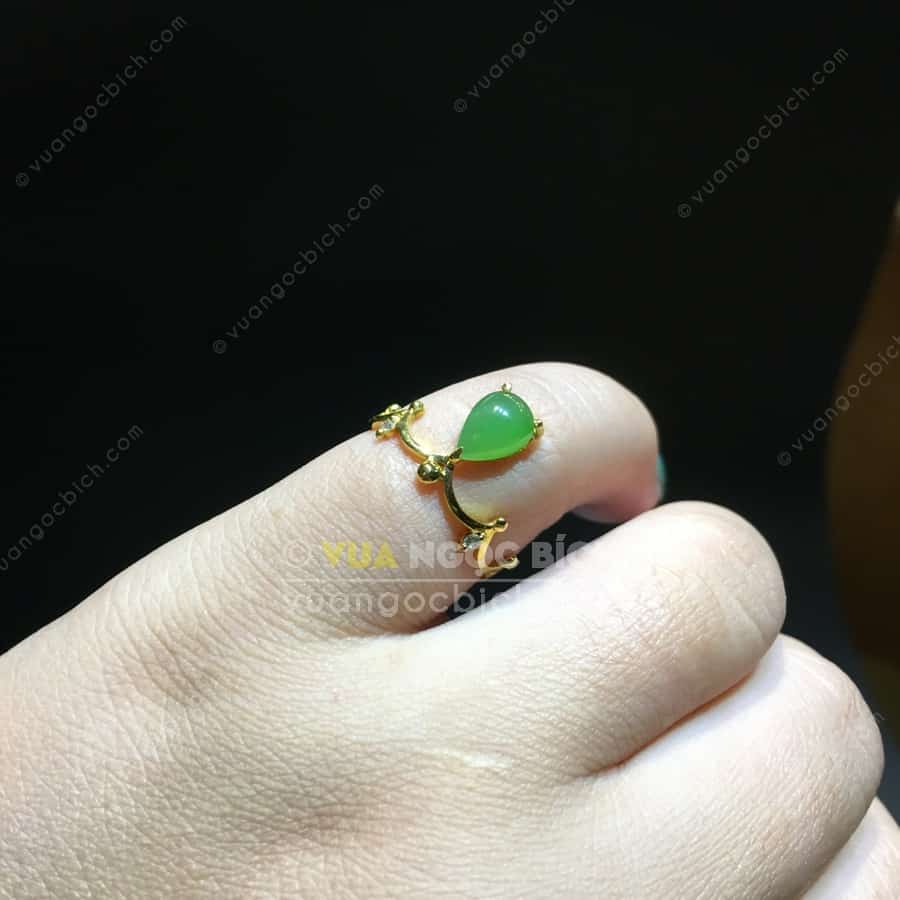 Nhẫn Ngọc Bích Nephrite Jade (NN078) 7 Nhẫn Ngọc Bích Nephrite Jade (NN078) - Hình ảnh 5