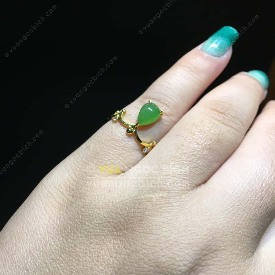 Nhẫn Ngọc Bích Nephrite Jade (NN078) 3 Nhẫn Ngọc Bích Nephrite Jade (NN078)