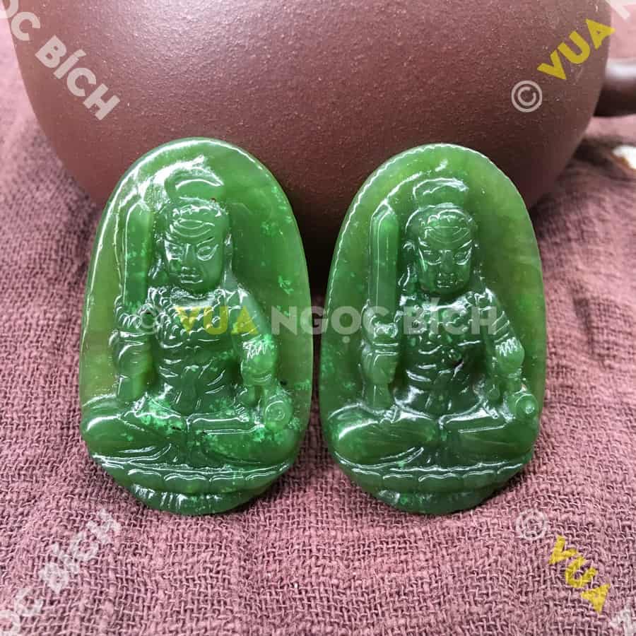 Phật Bản Mệnh Bất Động Minh Vương Ngọc Bích Nephrite Jade (MD097) 6 Phật Bản Mệnh Bất Động Minh Vương Ngọc Bích Nephrite Jade (MD097) - Hình ảnh 4