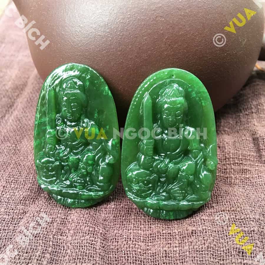 Phật Bản Mệnh Bồ Tát Văn Thù Ngọc Bích Nephrite Jade (MD093) 7 Phật Bản Mệnh Bồ Tát Văn Thù Ngọc Bích Nephrite Jade (MD093) - Hình ảnh 5
