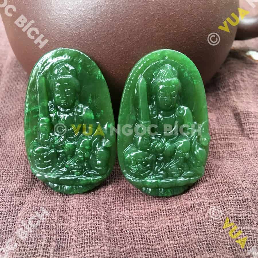 Phật Bản Mệnh Bồ Tát Văn Thù Ngọc Bích Nephrite Jade (MD093) 6 Phật Bản Mệnh Bồ Tát Văn Thù Ngọc Bích Nephrite Jade (MD093) - Hình ảnh 4