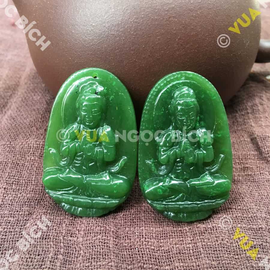 Phật Bản Mệnh Phổ Minh Đại Nhật Như Lai Ngọc Bích Nephrite Jade (MD095) 6 Phật Bản Mệnh Phổ Minh Đại Nhật Như Lai Ngọc Bích Nephrite Jade (MD095) - Hình ảnh 4